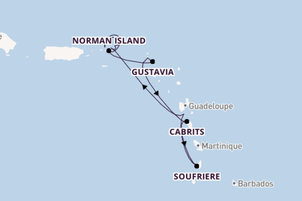 11 Tage Karibik Kreuzfahrt