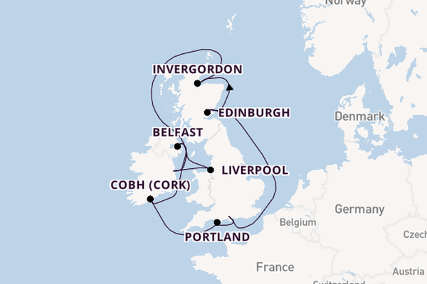 United Kingdom from Southampton, England with the Norwegian Star
