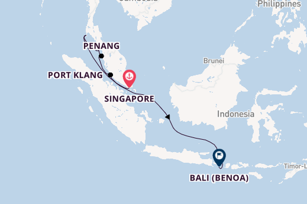 Cultural Treasures & Tropical Shores: Singapore, Bali & Southeast Asia