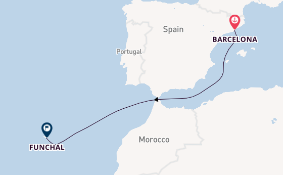 Western Mediterranean from Barcelona, Spain with the MSC Grandiosa