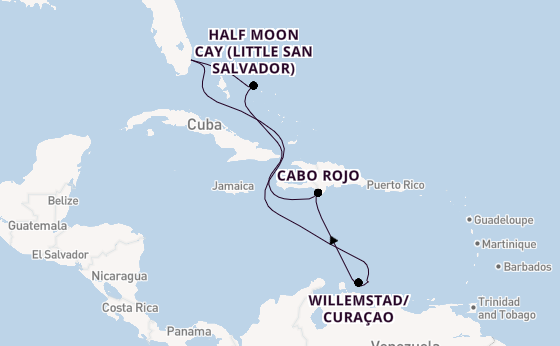 Caribbean from Fort Lauderdale (Port Everglades), Florida, USA with the Nieuw Amsterdam