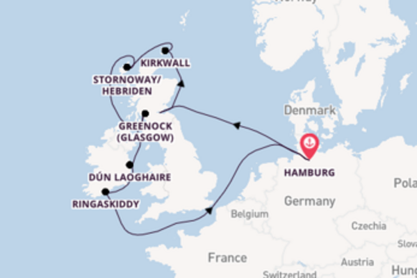 Cruise met MSC Cruises naar Stornoway/Hebriden