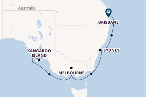 9daagse droomcruise vanuit Adelaide