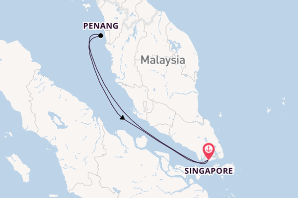Zuidoost-Azië vanaf Singapore, Singapore met de Quantum of the Seas