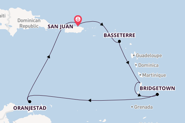 Caribbean from San Juan, Puerto Rico with the Norwegian Viva