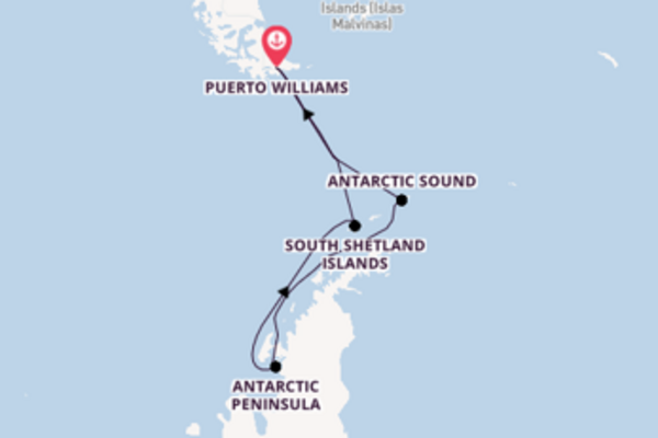 Journey from Puerto Williams with the Silver Endeavour
