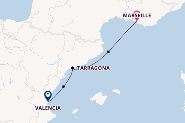 Western Mediterranean from Marseille, France with the MSC Orchestra 