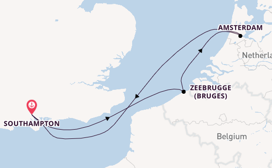 British Isles from Southampton, England with the Ventura