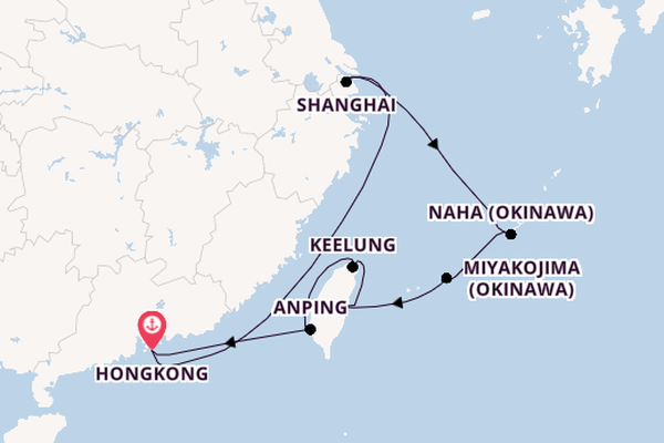 Ostasien ab Hongkong, China auf der Seabourn Encore