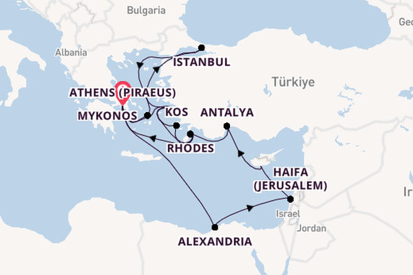 Greek Isles with Rhodes & Egypt