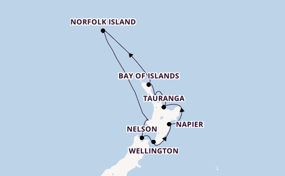 New Zealand from Auckland, New Zealand with the Azamara Pursuit