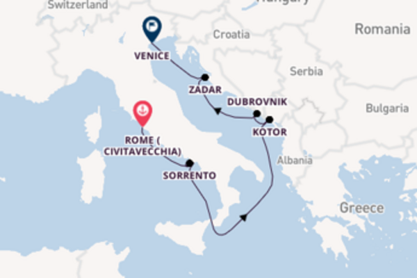 Trip with Azamara Club Cruises from Rome (Civitavecchia)