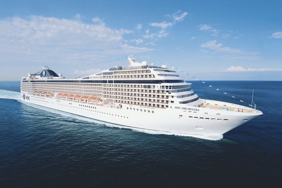 at sea