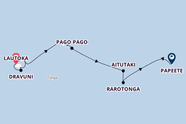 Polynesia from Lautoka, Fiji with the Norwegian Sun