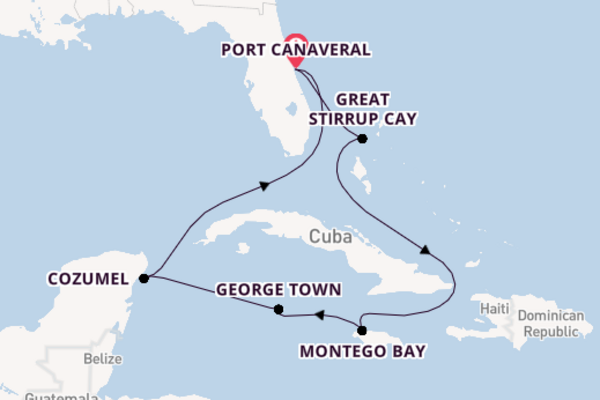 Cruise in 8 dagen naar Port Canaveral met Norwegian Cruise Line