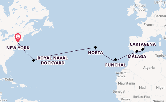 Transatlantic from Australia with the Seven Seas Prestige