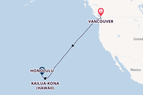 Hawaii from Vancouver, Canada with the Celebrity Edge