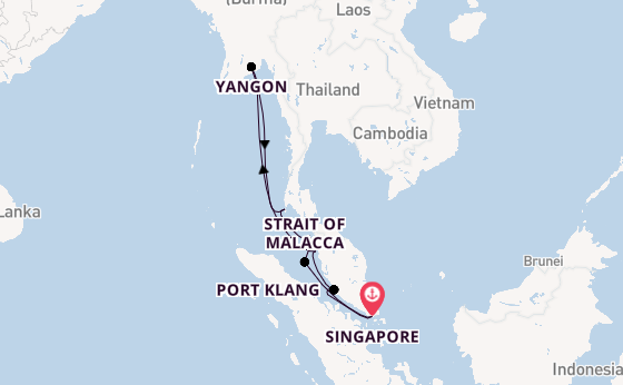 Southeast Asia from Singapore, Singapore with the Azamara Pursuit