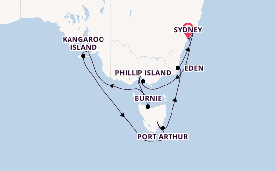 Australien ab Sydney auf der Westerdam