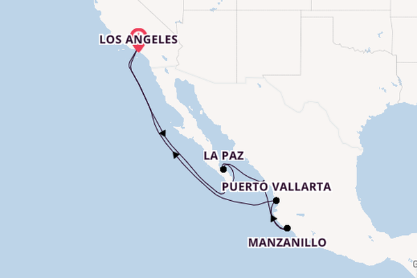 Mexikanische Riviera ab Los Angeles, USA auf der Seven Seas Grandeur