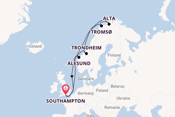 British Isles from Southampton, England with the Majestic Princess
