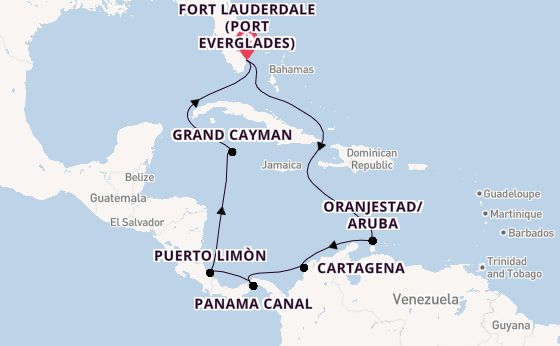 Central America from Australia with the Caribbean Princess