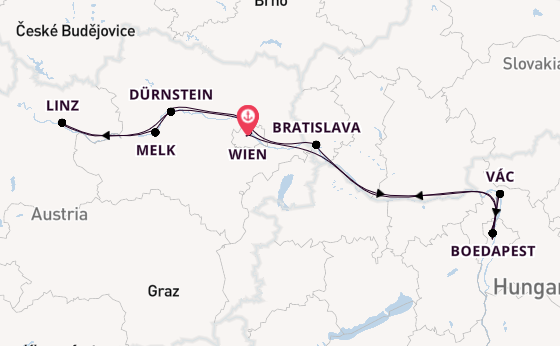 Donau vanaf Wien met de VIVA ENJOY
