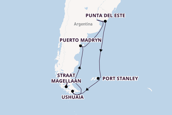Zuid-Amerika vanaf Buenos Aires, Argentinië met de Celebrity Equinox