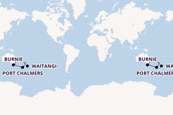 New Zealand from Sydney, Australia with the Noordam