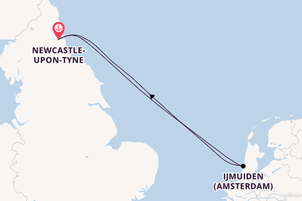 Sailing from Newcastle-upon-Tyne via Ijmuiden (Amsterdam)