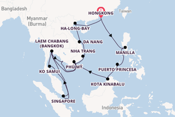 Bezoek Da Nang met Holland America Line