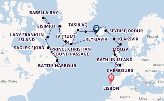 Transatlantic from Lisbon, Portugal with the Seabourn Venture