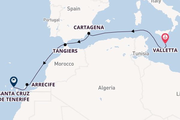 Golden Shores of Spain, Morocco & The Canaries