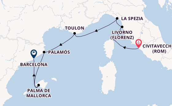Oceania Sirena - Genussvolle Momente: Eine Luxusreise durch das Mittelmeer