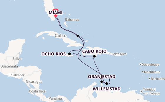 Caribbean vanaf Nederland met de MSC Poesia