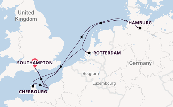 British Isles from Southampton, England with the MSC Preziosa