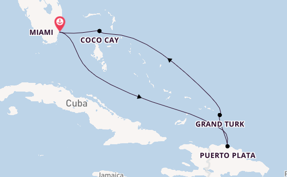 Caribbean vanaf Miami, Verenigde Staten met de Celebrity Beyond