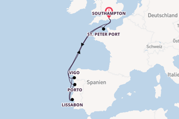 Herrliche Reise über Porto in 8 Tagen