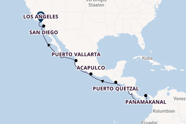 Mittelamerika ab Colón, Panama auf der EUROPA 2