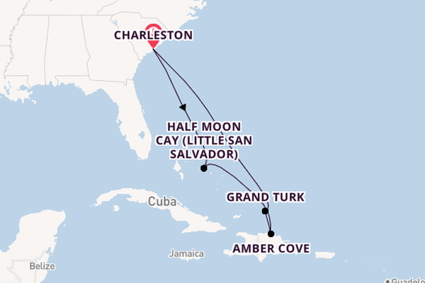 Caribbean from Charleston with the Carnival Sunshine