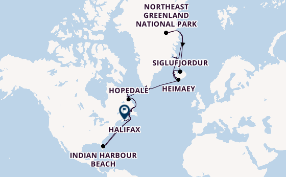 Transatlantic from Reykjavik, Iceland with the Seabourn Pursuit