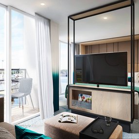 Kommen Sie an Bord der undefined und entdecken Sie eine der 13 Kabinenkategorien auf insgesamt 5 Decks die für 280 Passagiere Platz bieten. Wählen Sie Ihre Traumkabine und fühlen Sie sich auf Ihrer Kreuzfahrt an Bord der undefined wie Zuhause!