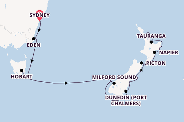 Austral Elegance – Australia to New Zealand