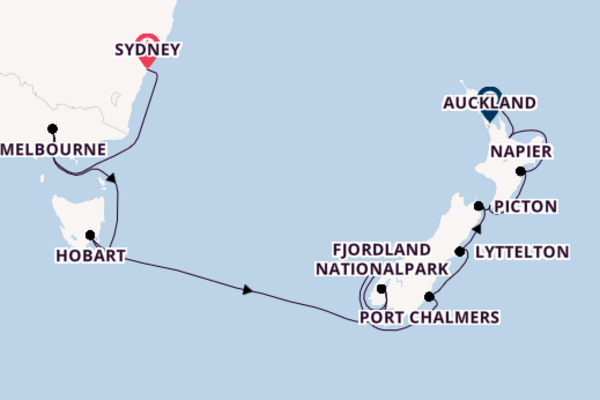 Sydney & Neuseeland mit der Westerdam