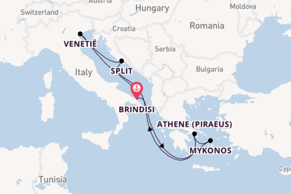 8daagse cruise naar Split