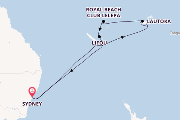 Südsee ab Sydney auf der Celebrity Solstice