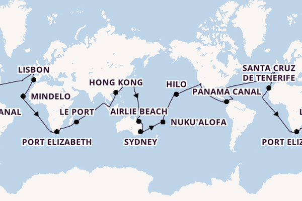 Queen Elizabeth Full World Voyage 2028