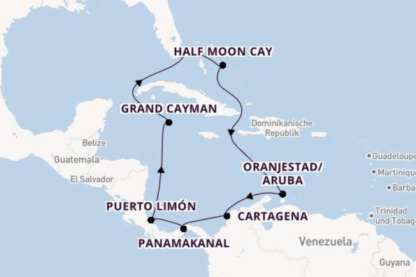 Beeindruckende Reise über Panamakanal in 13 Tagen