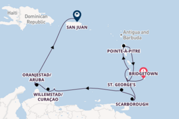 11 day cruise with the Seven Seas Splendor to San Juan