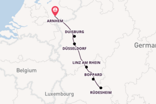 Over de Rijn naar Rüdesheim